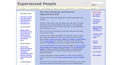 Desktop Screenshot of experienced-people.co.uk